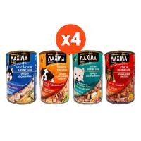 ราคา maxima อาหารสุนัข (ชนิดเปียก) 380 กรัม (คละ x4 กระป๋อง 4 สูตร) (12009298)