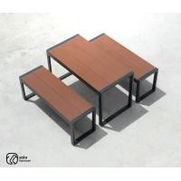 ราคา ชุดโตีะสนาม GRID ยาว 1.2 m. โต๊ะ ม้านั่งสนาม อเนกประสงค์ เฟอร์นิเจอร์กลางแจ้ง เฟอร์นิเจอร์สนาม outdoor furniture สีเทา (12007373)