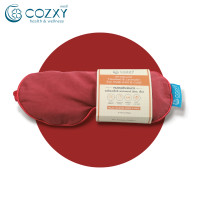 ราคา Cozxy หมอนประคบตาอุ่นร้อน ลาเวนเดอร์และเมล็ดแฟลกซ์ แดง Ruby (12032546)