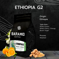 ราคา Baramio เมล็ดกาแฟรุ่น Ethiopia G2 200g. Tastenote:White flower,White cherry,Orange,Brown sugar บดดริป (12059746)