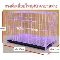 ราคา Nidnippetshop ตาข่ายห่าง (เบอร์ 3) กรงสุนัข กรงแมว กรงกระต่าย และกรงสัตว์เลี้ยงขนาดเล็ก ไซค์เล็ก สีเขียว (Green) (12198901)