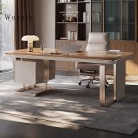 ราคา Wuxury Furniture โต๊ะผู้บริหาร โต๊ะทำงาน โต๊ะสำนักงาน สไตล์Luxury งานนำเข้าสวยหรู ความกว้าง 200 cm (12226025)