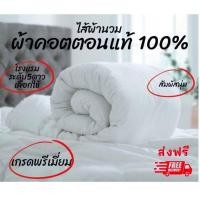 ราคา ไส้ผ้านวม ผ้าคอตตอนแท้ 100% เกรดพรีเมี่ยม ระดับโรงแรม5ดาวเลือกใช้ ผ้าหนานุ่ม ไส้ผ้านามโรงแรม ไส้นวม ไส้ผ้าห่ม สัมผัสนุ่ม สีขาว 5ฟุต (12542657)