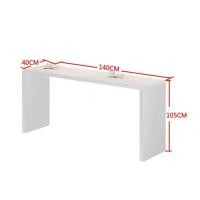 ราคา MOLESUN โต๊ะบาร์ไม้ สไตล์โมเดิร์น ไว้สำหรับทานอาหาร รับเครื่องดื่ม ตกแต่งร้านต่างๆได้ โต๊ะสีขาว 140cm (12641668)