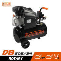 ราคา BLACK&DECKER ปั๊มลมโรตารี่ BD205/24 2HP ถัง 24 ลิตร (12641959)
