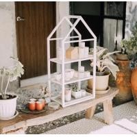 ราคา Bai-gluay 'studio โครงบ้านเหล็ก บ้านกระบองเพชร โรงเรือนจิ๋ว 3 ระดับ | ประกอบสำเร็จ พร้อมใช้งาน 3 ชั้น ขาว (10750333)