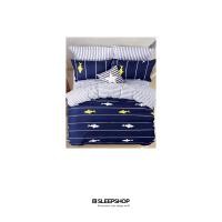 ราคา Zzsleepshop Zz ชุดผ้าปูครบเซ็ต 6 ชิ้น 6feet โทนน้ำเงิน ลายปลา (ขนาด 6 ฟุต) (10112290)