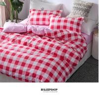ราคา Zzsleepshop Zz ชุดผ้าปูครบเซ็ต 6 ชิ้น 5feet โทนแดง ลายสก็อต (ขนาด 5 ฟุต) (10112264)