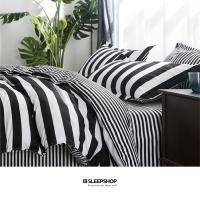 ราคา Zzsleepshop Zz ชุดผ้าปูครบเซ็ต 3feet5inch โทนขาวดำ ลายขวางแถบใหญ่ (ขนาด 3.5 ฟุต) (10127612)