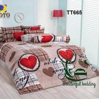 ราคา TOTO ชุดเครื่องนอน TT665 - 5feet TT665 5ฟุต ผ้าปู+ผ้านวม (10316512)