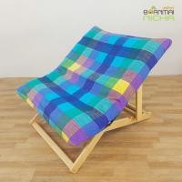 ราคา Baanmainicha ผ้าคลุมปลอกเบาะ ผ้าคลุมเก้าอี้พักผ่อน ลายฟ้าม่วง (10466617)