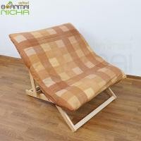 ราคา Baanmainicha ผ้าคลุมปลอกเบาะ ผ้าคลุมเก้าอี้พักผ่อน ลายไหมน้ำตาล (10466619)