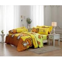 ราคา Bedding Gallery ชุดเครื่องนอน Micro Tencel 500 เส้นด้าย ลายรีลัคคุมะ ขนาด 6feet 6 ฟุต สีน้ำตาล/สีเหลือง (10554528)