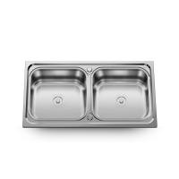 ราคา LTP ซิงค์ล้างจานสแตนเลส 2 หลุม LM10050 (D)อ่างล้างจานสแตนเลส อ่างล้างจาน เงิน (10699553)
