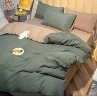 ราคา ร้านMETANGSHOP56 ชุดผ้าปูที่นอนพร้อมผ้านวม ครบชุด 6 ชิ้น ได้ผ้านวมด้วย 6feet เขียว 6ฟุต สีพื้นทูโทน (10793454)