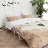 ราคา SANTA ผ้าปูที่นอน ทั้งเซท 6feet สีขาว 6 ฟุต ชุดผ้าปู (10830110)
