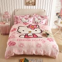 ราคา Cherry sheep ผ้าปูที่นอนขนแกะ คิตตี้ ชมพูอ่อน 6 ฟุต เสริมไส้นวม Hillton (10915223)