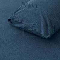 ราคา CoZzzBedding ผ้าปูที่นอนและปลอกหมอน ผ้ายืด MUJI Style 100% ผ้าปูที่นอน 3.5ฟุต/ผ้าปูที่นอน 5ฟุต/ผ้าปูที่นอน 6ฟุต 5feet Navy 5 ft. (10934563)