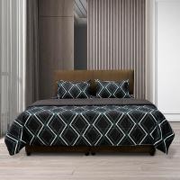 ราคา Picasso ชุดผ้าปูที่นอน (รวมผ้านวม) รุ่น Smile ลาย Lima สีดำ - ผ้าไมโครซาติน ทอ 350 เส้น/ตร.ซม. 5feet Queen Size (5 ฟุต) (11042758)