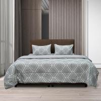 ราคา Picasso ชุดผ้าปูที่นอน (รวมผ้านวม) รุ่น Smile ลาย Lima สีเทา - ผ้าไมโครซาติน ทอ 350 เส้น/ตร.ซม. 5feet Queen Size (5 ฟุต) (11050572)