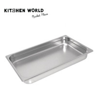 ราคา stainless steel service pan gn 1/1x40 mm.dim 530x325x40mm./ถาดสแตนเลส (12006973)