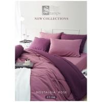 ราคา Stamps ชุดเซ็ทผ้าปู ผ้านวม ST105 ST106 ( 10 เฉดสี ปี 2023) ทอหนา 330 เส้นด้าย สีม่วง ไวน์ ST106,ผ้าปู5ฟุต+นวม (12075294)