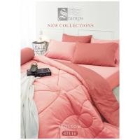 ราคา Stamps ชุดเซ็ทผ้าปู ผ้านวม ST113-114 ( 10 เฉดสี ปี 2023) ทอหนา 330 เส้นด้าย ST114,ผ้าปู 5 ฟุต(ไม่นวม) (12074972)