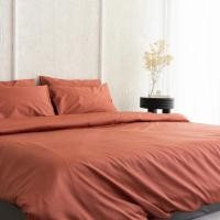 ราคา Solstice Home ชุดผ้าปูที่นอน / ปลอกผ้านวม / ปลอกหมอน ผ้า Silky Cotton - คอตตอน 100% - ขนาด 3.5/5/6 ฟุต Rust,5 หนุน+ผ้าปู+ปลอกนวม (12097448)