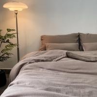 ราคา Solstice Home ชุดผ้าปูที่นอน / ปลอกผ้านวม / ปลอกหมอน ผ้า Cloud Cotton Beige Brown,5 หนุน+ผ้าปู+ปลอกนวม (12097522)