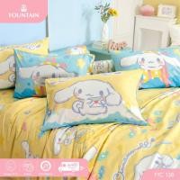 ราคา Fountain Cinnamoroll ชุดเครื่องนอนฟาวน์เทนลิขสิทธิ์แท้ Sanrio สัมผัสนุ่มลื่นสบายด้วย ผ้าปูที่นอน FTC138 ชุด 6 ฟุต 6 ชิ้น (12117709)