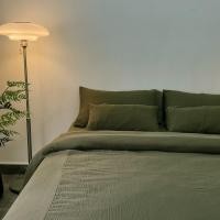 ราคา Solstice Home ชุดผ้าปูที่นอน / ปลอกผ้านวม / ปลอกหมอน ผ้า Cloud Cotton Juniper Green,ปลอกนวม 70*90 นิ้ว (12097508)