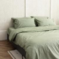 ราคา Solstice Home ชุดผ้าปูที่นอน / ปลอกผ้านวม / ปลอกหมอน ผ้า Silky Cotton - คอตตอน 100% - ขนาด 3.5/5/6 ฟุต Mint Green,5/6 ปลอกนวม+หนุน (12097466)