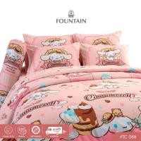 ราคา Fountain Cinnamoroll ชุดเครื่องนอนฟาวน์เทนลิขสิทธิ์แท้สัมผัสนุ่มลื่นสบายด้วย ผ้าปูที่นอน ผ้าห่มนวม FTC088 ชุด 6 ฟุต 6 ชิ้น (12117712)