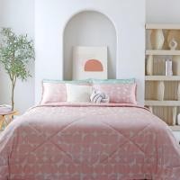 ราคา JUBILY ชุดผ้าปูที่นอน 6 ฟุต King, 5 ฟุต Queen และ 3.5 ฟุต Single - MILLI COLLECTION 460 Series 5 ฟุต QUEEN MILLI PINK (12120980)