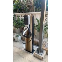 ราคา CRAFTAMP เสาติดเครื่องชาร์จรถ EV ซ่อนเบรกเกอร์ได้ รุ่น Pole stand B - design ระแนง Light wood (12141454)
