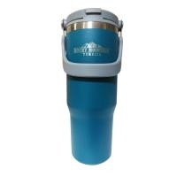 ราคา Rocky Mountain แก้วเก็บความเย็น Tumbler รุ่นมีหูหิ้วพร้อมที่ดูดน้ำ เก็บน้ำแข็งได้นาน 24ชั่วโมง ขนาด 30 ออนซ์ K306-เขียวเข้ม-30oz เขียวเข้ม (12174632)