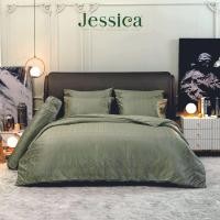 ราคา JESSICA ชุดเครื่องนอน JACQUARD SILKSHINE 800 เส้นด้าย สามารถป้องกันไรฝุ่น QZ003 5 ฟุต 5 ชิ้น 5 ฟุต 5 ชิ้น (12249017)