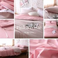 ราคา Bedtime เซ็ทชุดเครื่องนอน ทูโทน 2 โทน พร้อมผ้านวม มีครบชุด พร้อมนอน สินค้าคุณภาพ 6 ฟุต #2 ชมพู+ขาวหยก (12251158)