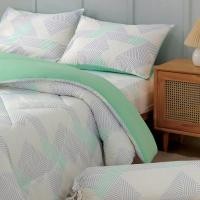 ราคา truffle ชุดเครื่องนอนพร้อมผ้านวม 5 ชิ้น ขนาด 6 ฟุต รุ่น sunko-05 สีเขียว (12334815)