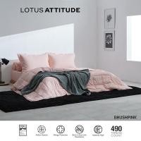ราคา LOTUS ATTITUDE ชุดผ้าปู สัมผัสนุ่ม ดุจใยไหม ความละเอียด 490 เส้น รุ่น Basic BLUSH PINK 3.5ฟุต(ไม่รวมผ้านวม) (12352614)