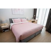 ราคา Znooze ชุดผ้าปูที่นอน+ปลอกผ้านวม Znooze 100% Egyptian Cotton 500 เส้น Anti-bacterial 3.5 ฟุต สีขาวชมพู-ผ้าปูขาว (12374933)