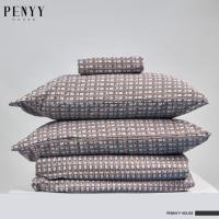 ราคา PENNYYHOUSE ไชนีสคลาสสิค" ผ้าปูที่นอน ยางยืดรอบผืน นุ่ม นอนสบาย 1 ชุดรับ 3 ชิ้น ปลอกผ้านวม 6 ft (12404498)