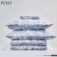 ราคา PENNYYHOUSE โมเดิร์นวิลเลจ" ผ้าปูที่นอน ยางยืดรอบผืน นุ่ม นอนสบาย ผ้าปู 1 ชุดรับ 3 ชิ้น ผ้าห่ม 6 ฟุต (12404562)