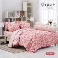 ราคา Tulip ทิวลิป ลายธรรมดา (หนา 13 นิ้ว ทอ 340 เส้น) ครบเซท ผ้านวมและผ้าปูที่นอน TULIP DELIGHT ขนาด 6 ฟุต DL079 ผ้านวม + ผ้าปู 6 ฟุต (12436858)