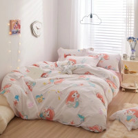 ราคา bunny ชุดเครื่องนอนเจ้าหญิงแอเรียล Ariel Princess ผ้า Cotton100% #0893 5 ฟุต (12534508)