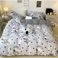 ราคา bunny ชุดเครื่องนอน Snoopy มี12 ลาย ผ้า Cotton100% #0888 3 3.5 ฟุต (12534205)