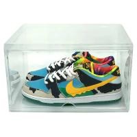 ราคา [แพ็ค6กล่อง] กล่องรองเท้าคอนโด แบบฝาสไลด์ ฝาใสแบบ crystal clear ขนาดใหญ่พิเศษ Bigshoes รุ่น Pro ใส มินิมอล (10596251)