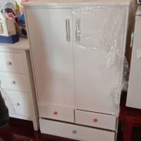 ราคา Hawa 90 Furniture ตู้เสื้อผ้าผู้ใหญ่ 2บาน รุ่น 3 ลิ้นชัก 47*80*130 มือจับประตูตรง (10755240)