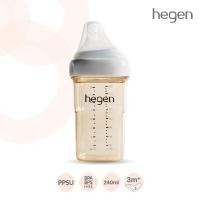 ราคา Hegen PCTO ขวดนมทรงเหลี่ยมPPSU ขนาด 8oz/240ml - จุกนมเบอร์ 2 Medium Flow สำหรับ 3-6 เดือน (12170248)