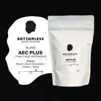ราคา Bottomless เมล็ดกาแฟ Bottomless - AEC Plus Blend (ไทย-ลาว-อินโด) เมล็ดกาแฟคั่ว-คั่วค่อนข้างเข้ม ขนาด 200 กรัม 200 กรัม บดสำหรับ Staresso (12202760)